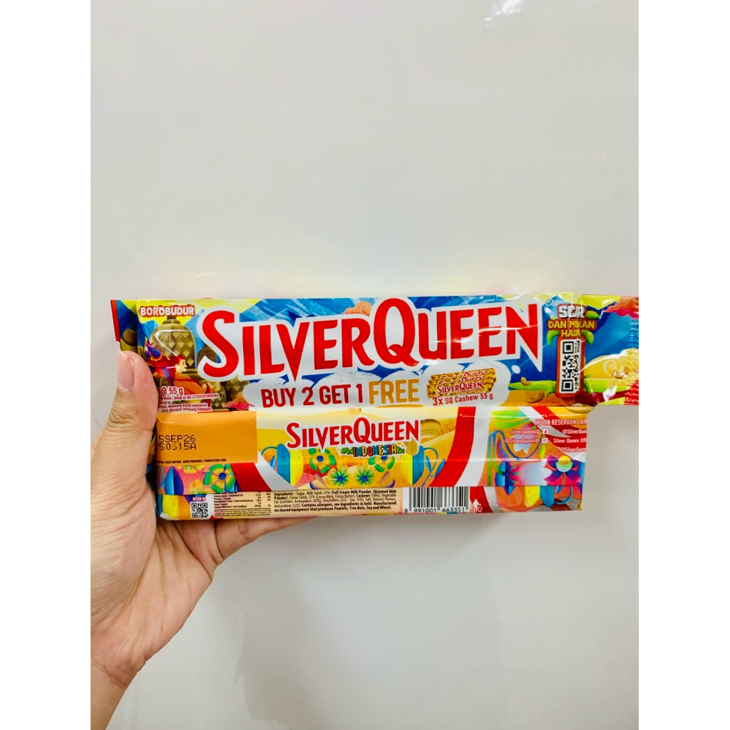 

[BUY 2 GET 1] SilverQueen Cashew Special Kemerdekaan 55gr