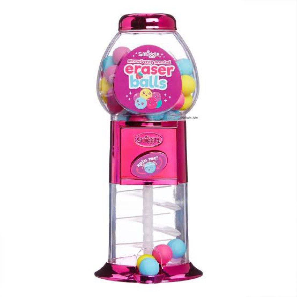 

SMIGGLE ERASER BALL GUMBALL MACHINE - PENGHAPUS SMIGGLE BULAT DALAM MESIN GUMBALL | PENGHAPUS BLLA WARNA WARNI