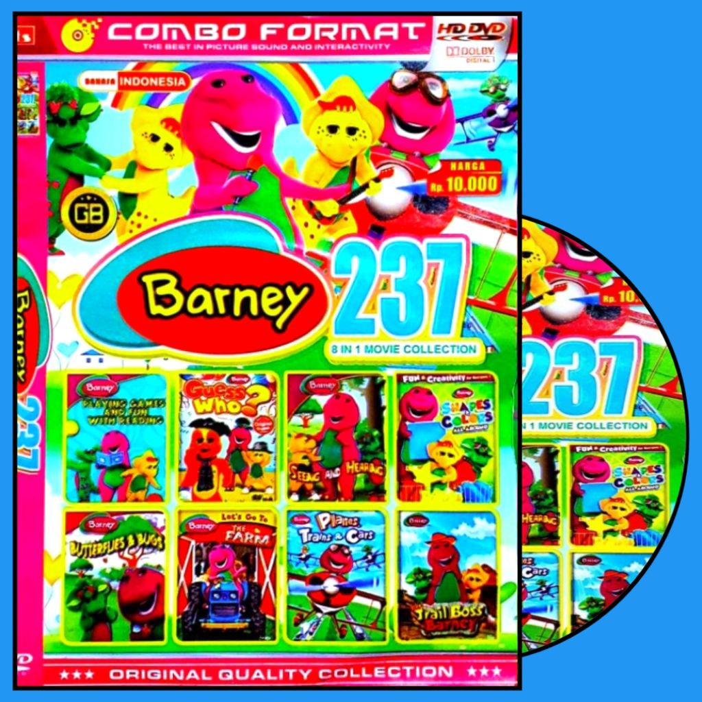 DVD BARNEY COLLECTION LENGKAP - DVD HIBURAN ANAK ANAK