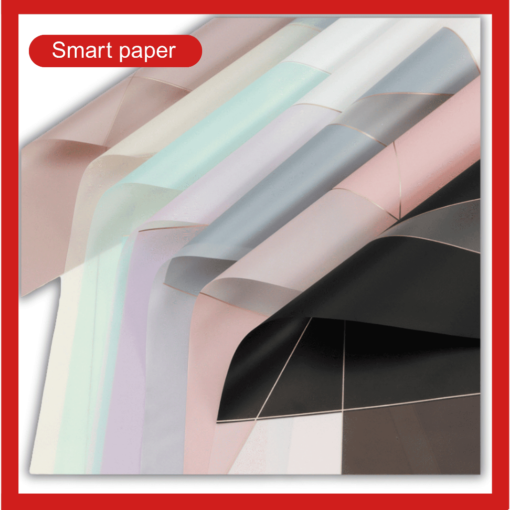 

Kertas Buket Wisuda Anniversary Romantis Bunga Motif Nosha Magnetic Line Flower Wrapping Cellophane Paper KB071