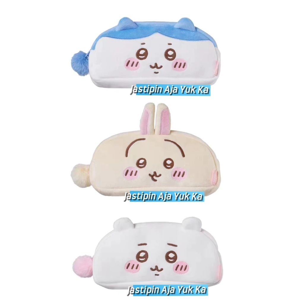 

[READY] Tempat Pensil MINISO - Chiikawa Plush Stationery Case