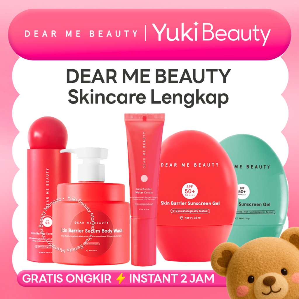 ❤ YUKI Manado ❤ DEAR ME BEAUTY SUNSCREEN Skin Barrier SPF 50 Moisturizer Skincare Toner