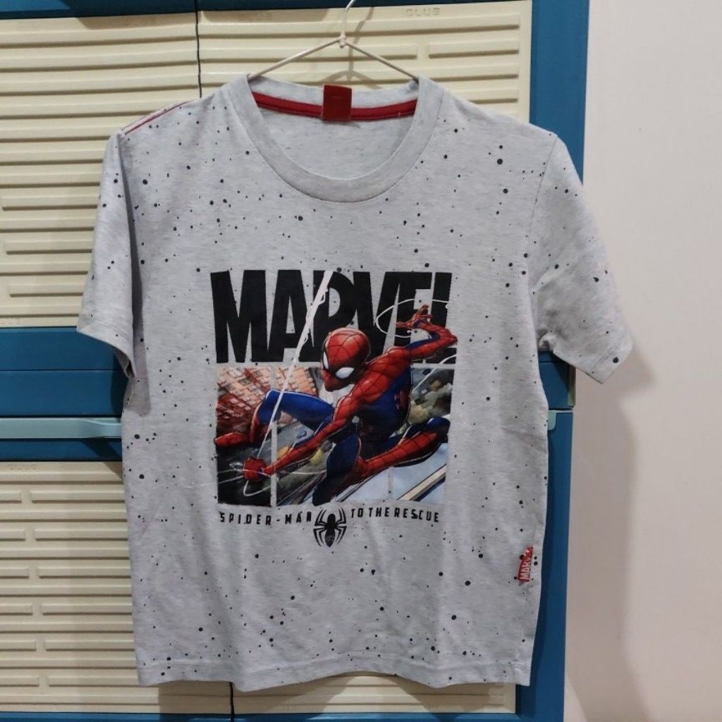 Kaos Marvel anak cowok preloved