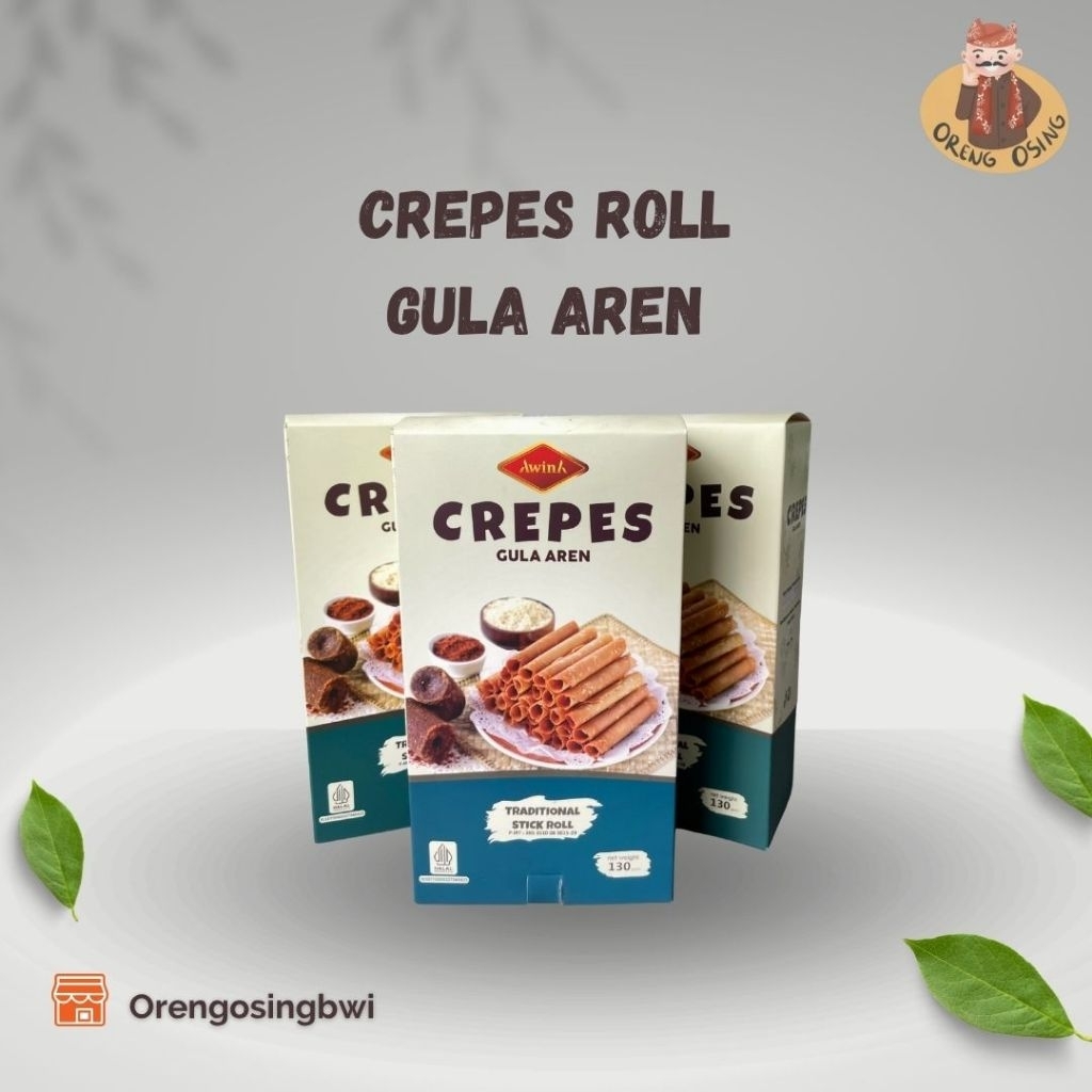 

ORENG OSING | Crepes Roll Gula Aren