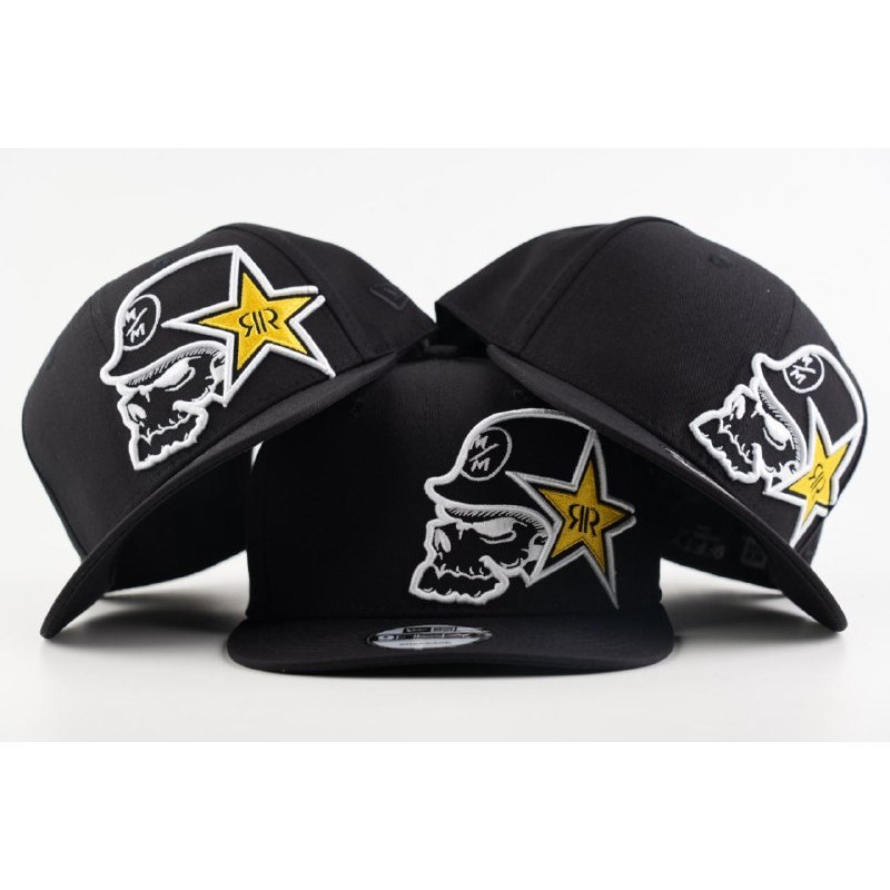 Topi Snapback Original Import Rockstar Cap Distro Unisex Pria Wanita Premium