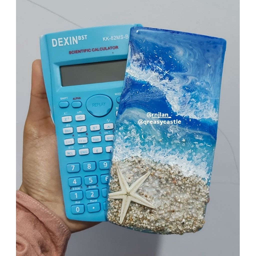 

Kalkulator Biru Laut - Kerajinan Resin