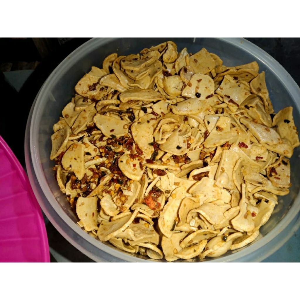 

Cemilan Basreng enak gurih renyah home made