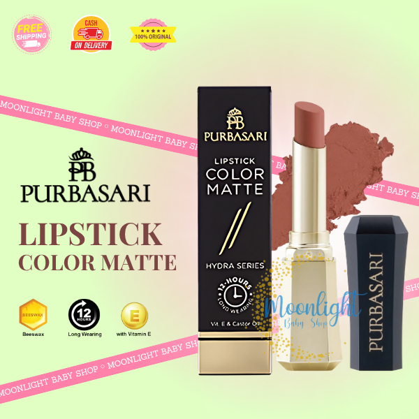 Purbasari Lipstick Color Matte BPOM