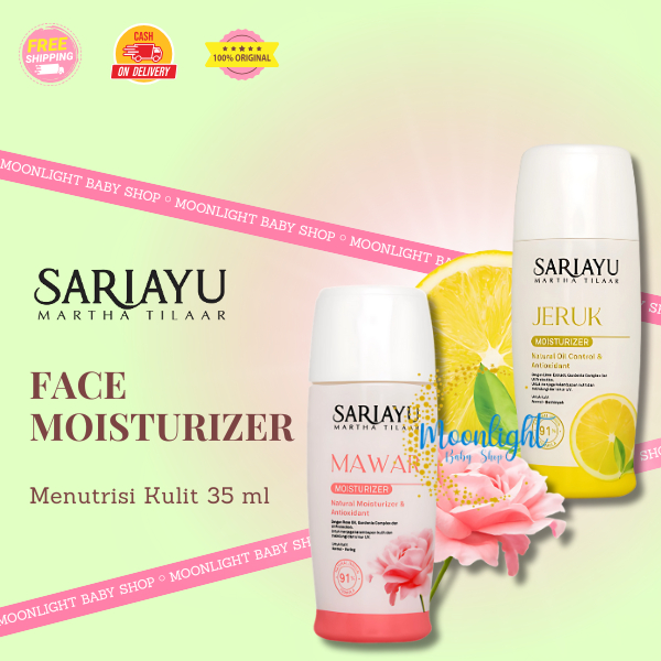 Sariayu Face Moisturizer 35ml - Jeruk - Mawar | Pelembab Wajah Sari Ayu