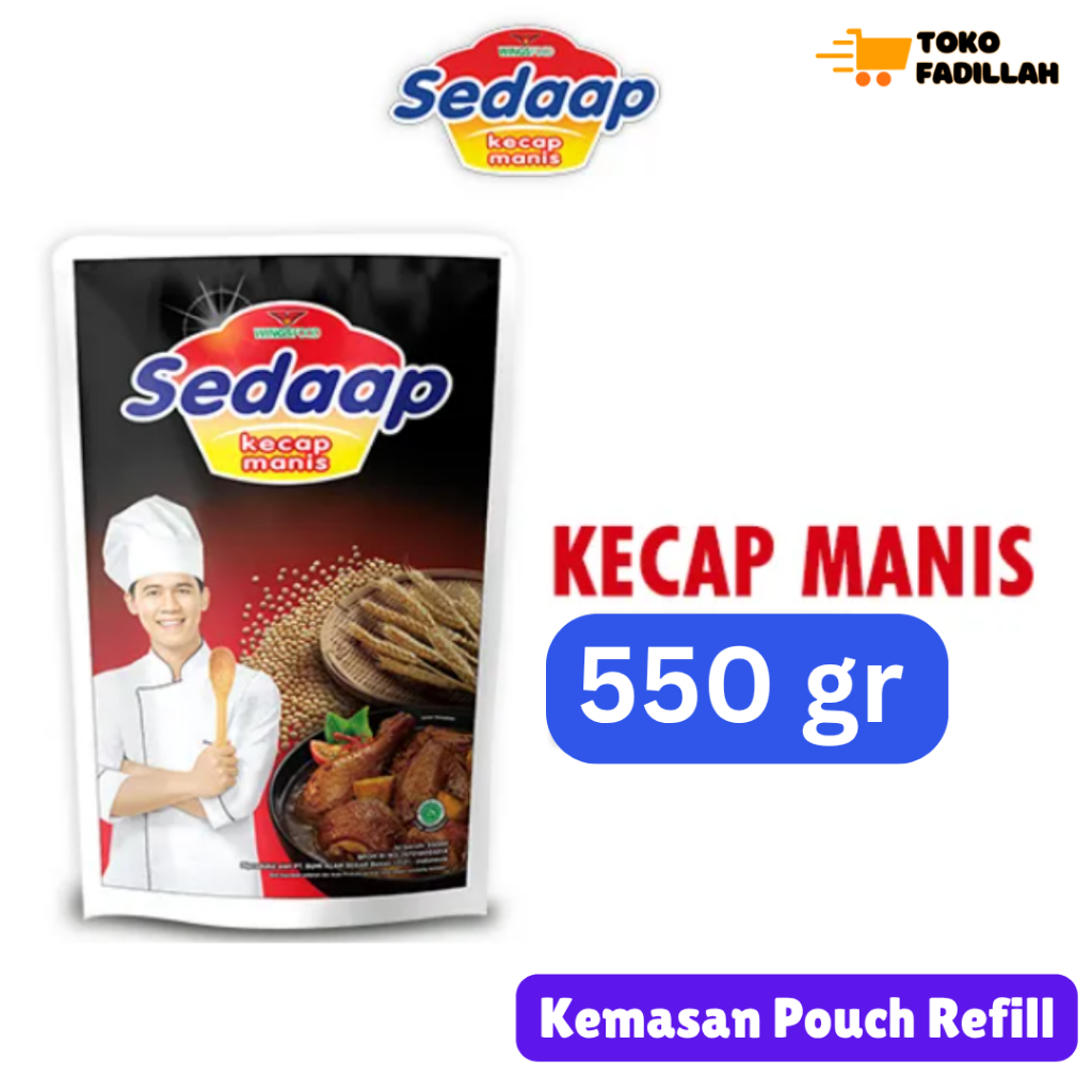 

Sedaap Kecap Manis 550g Kemasan Pouch Refill