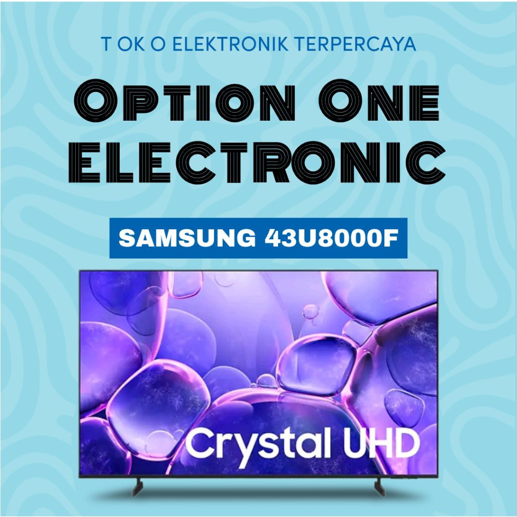 SAMSUNG 43U8000F 4K SMART TV 43 inch 2025
Series