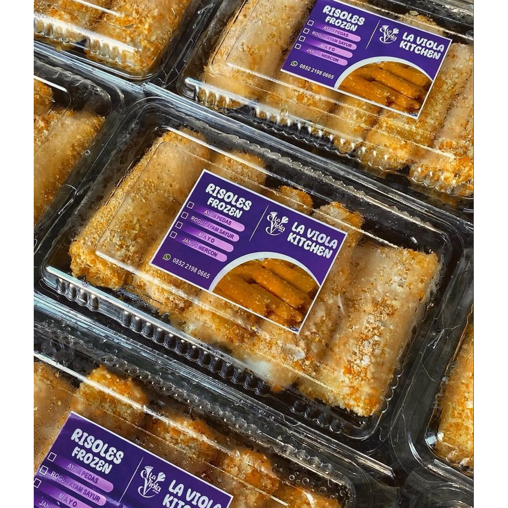

La Viola Risoles | 1 Pack isi 5pcs | Frozen food dengan bahan yang berkualiatas | banyak varian rasanya | Frozen Food Risoles