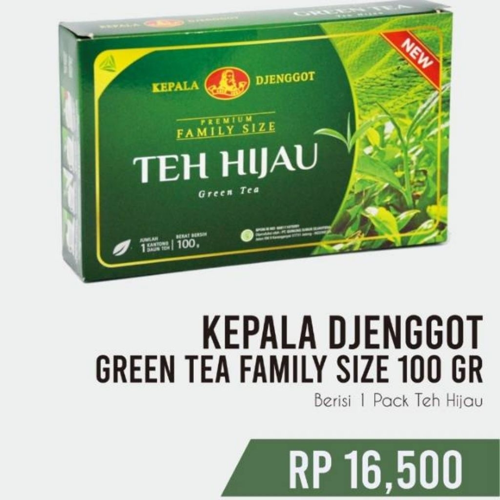 

kepala djenggot teh hijau 100g