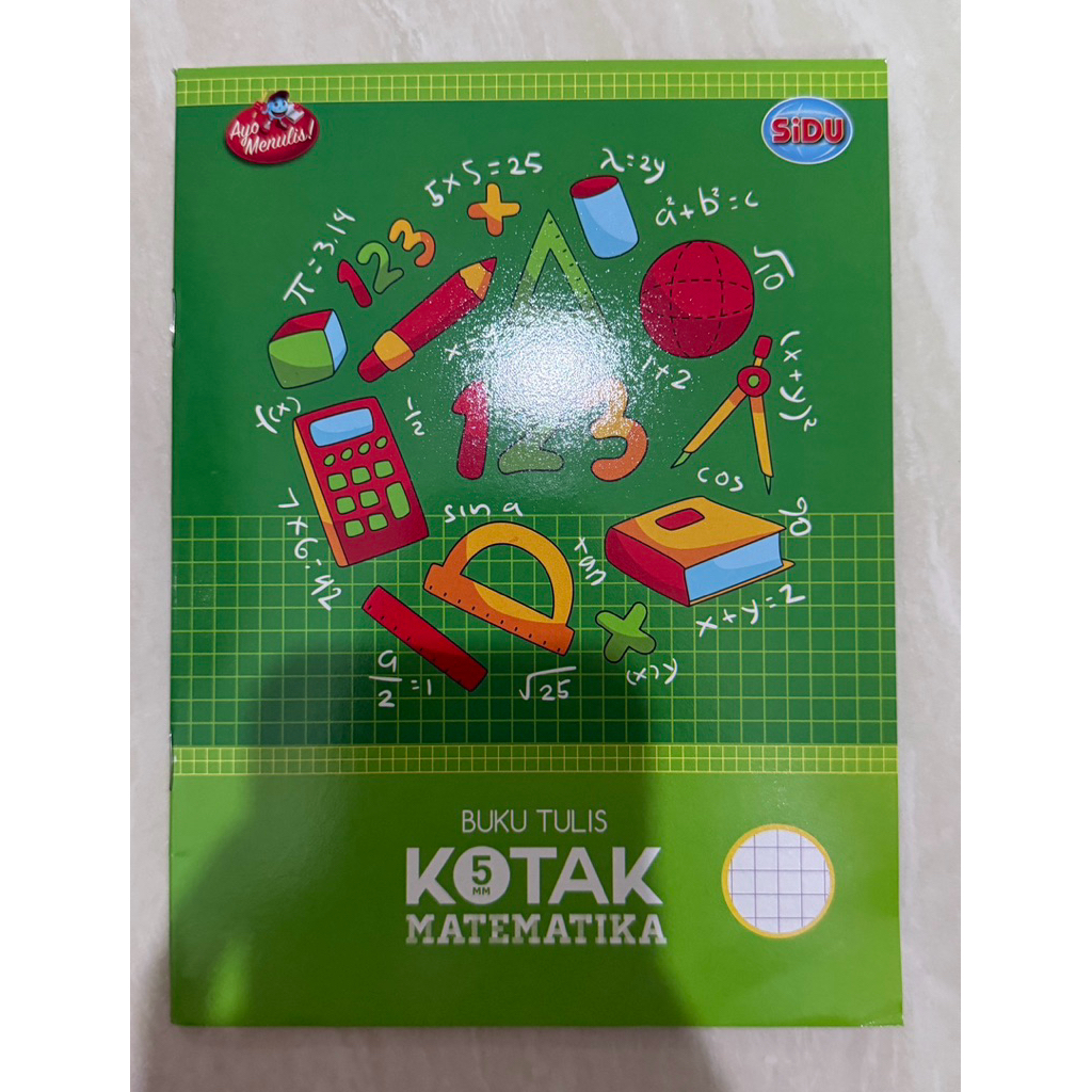 

Buku tulis kotak matematika SIDU 5mm