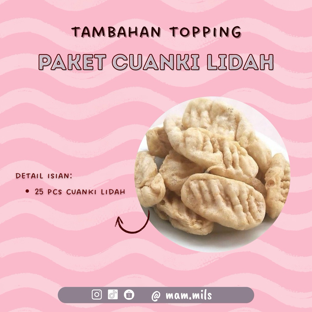 

25pcs Cuanki Lidah