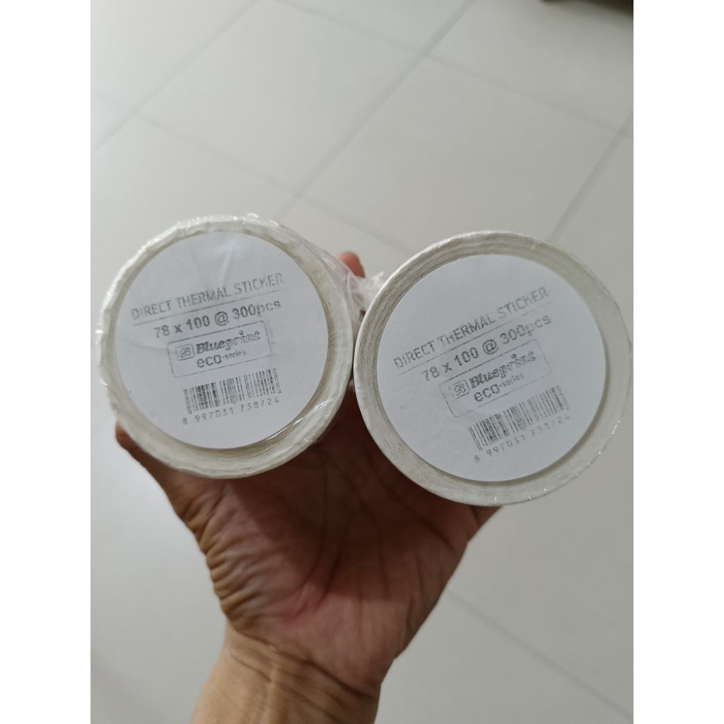 

Direct Thermal Sticker (78 x100) Isi : 300 Pcs