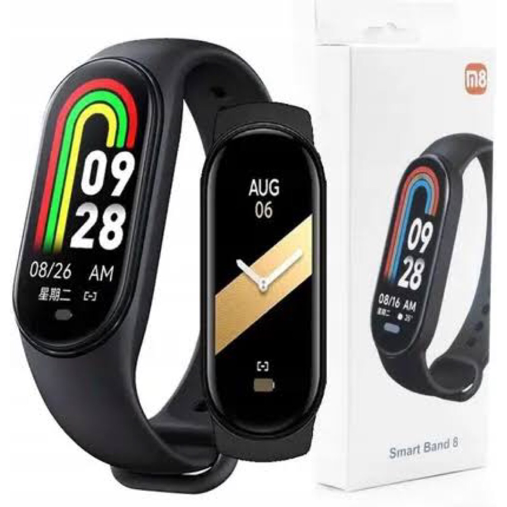 COD Smartband M8 M9 Jam Tangan Pria Wanita Digital SmartWatch Smartband waterproof