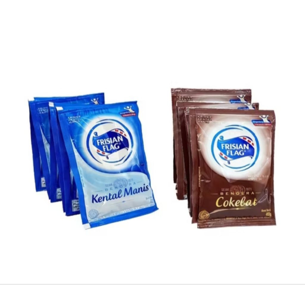 

SUSU FRISIAN FLAG kental manis coklat 40gr 1 renceng 6sachet / SKM Susu kental manis FRISIAN FLAG