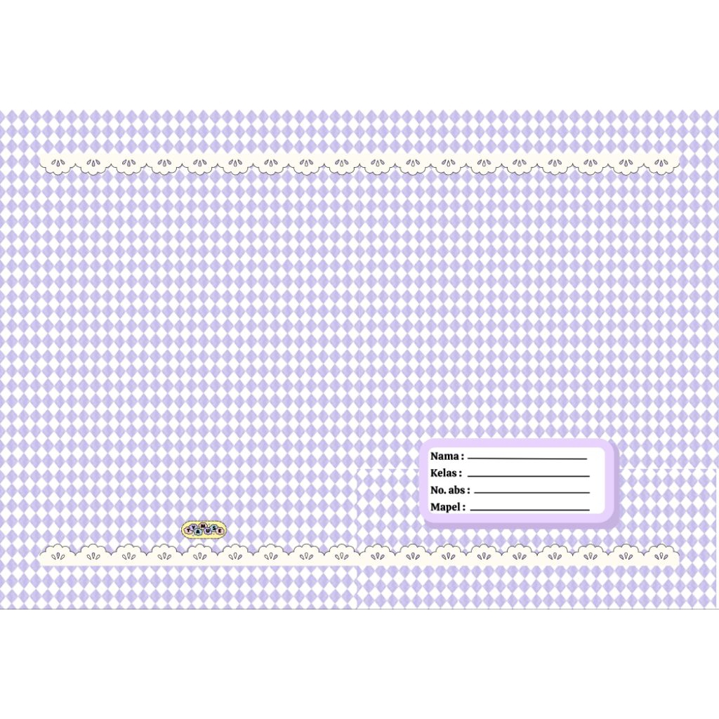 

Sampul buku cute tulisan Sidu (Purple 1)