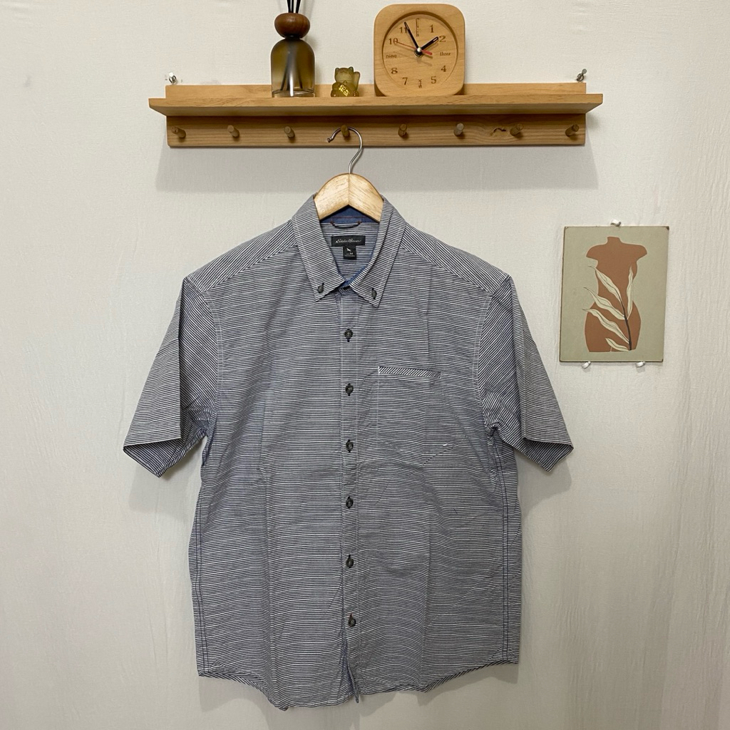 kemeja pendek pria EDDIE BAUER original size M kondisi bagus