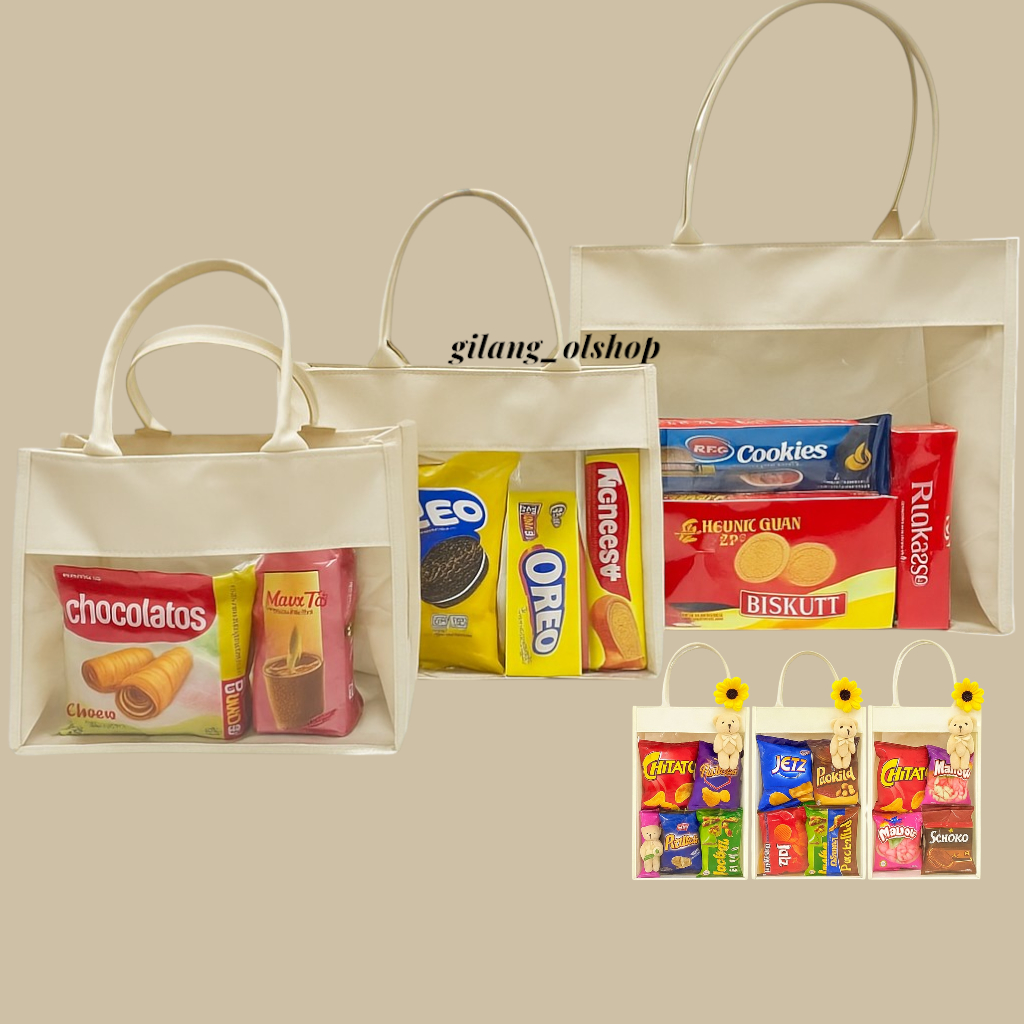 

Tas Hampers canvas kombinasi mika Tas Souvenir