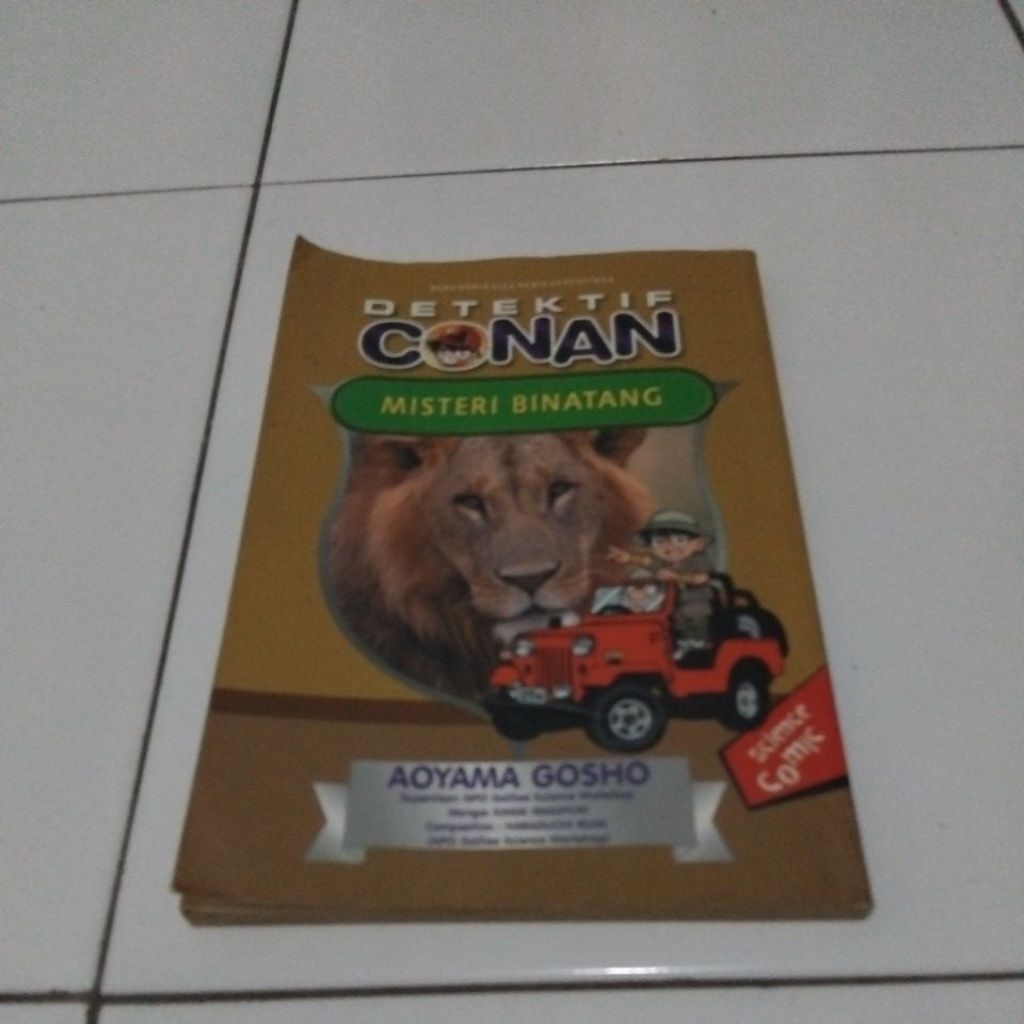Detektif conan science comic misteri binatang