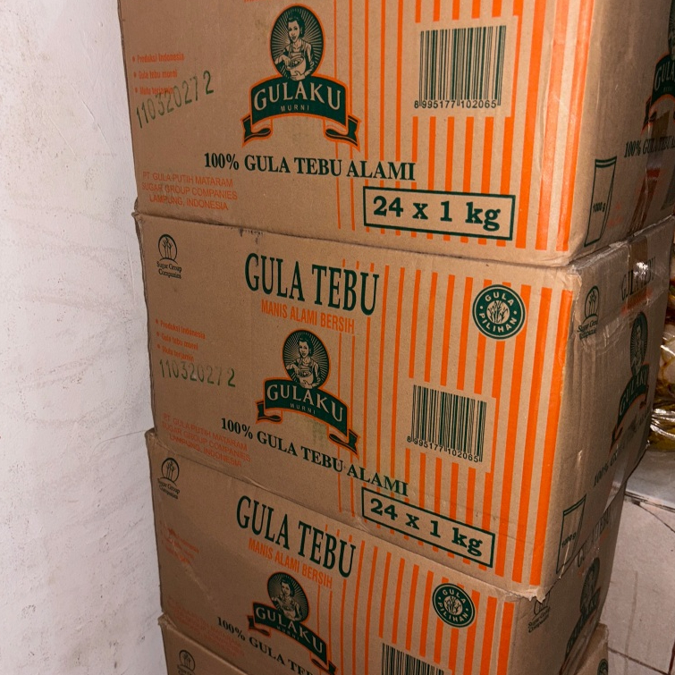 

Gula Pasir Gulaku Kuning 1Kg (1 Karton)