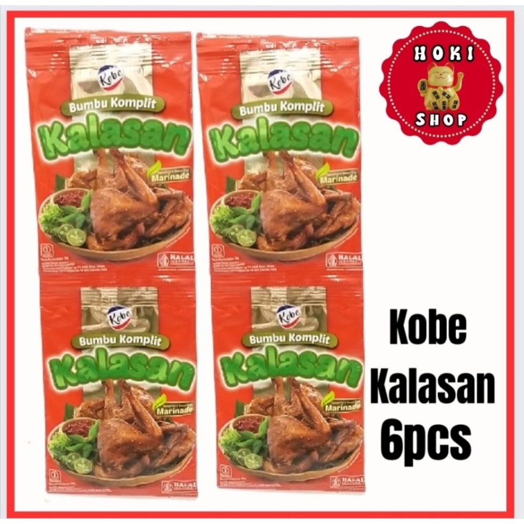 

Kobe Bumbu Ayam Kalasan 6pcs @35gr / Kobe Kalasan / Bumbu Kalasan