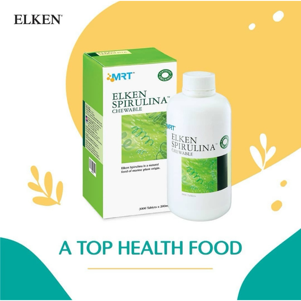 Elken Spirulina 1200 Tablet
