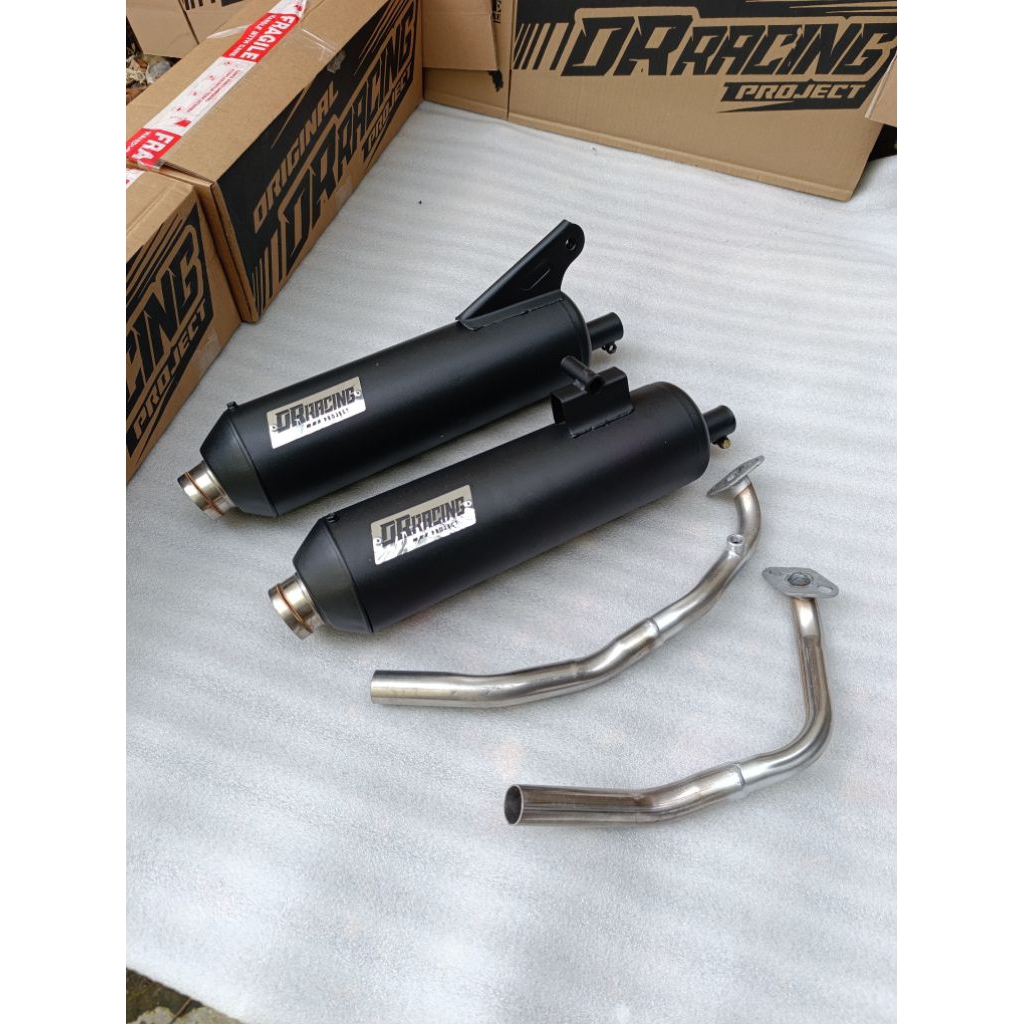 Knalpot Original DR Racing Project Bor Boran Sarbor Beat Scoopy Vario Mio Pcx Nmax Aerox DLL