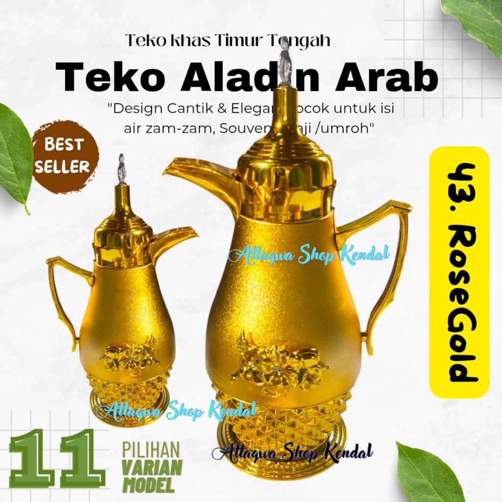 Teko Arab Haji Sultan Aladin Premium