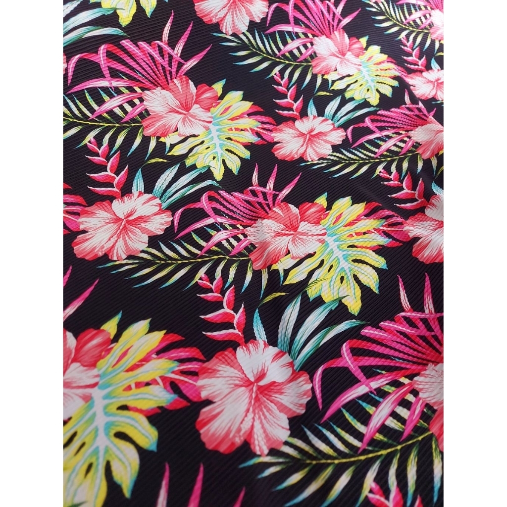 kain bahan plisket motif