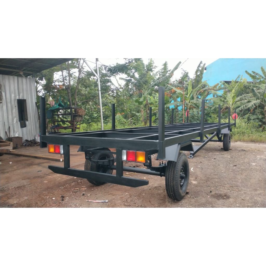 trailer/anhang/troley genset roda empat