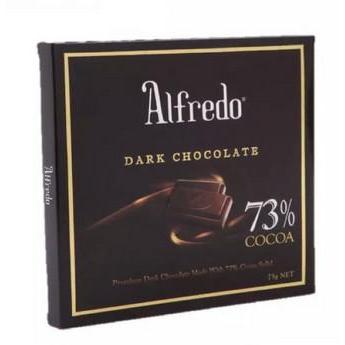 

Alfredo Dark Chocolate 73% box 75 Gram