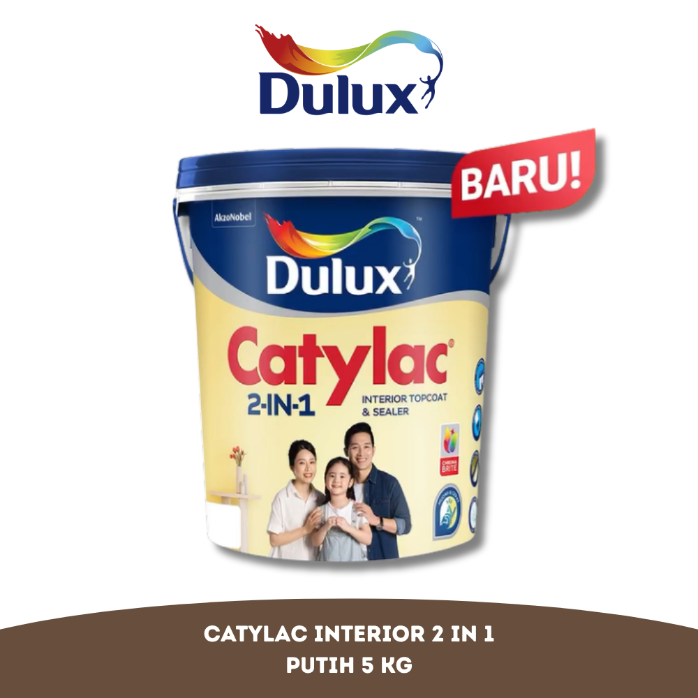 CITRAHOME Catylac Cat Tembok Interior 2 IN 1 Putih 5 Kg (Galon)