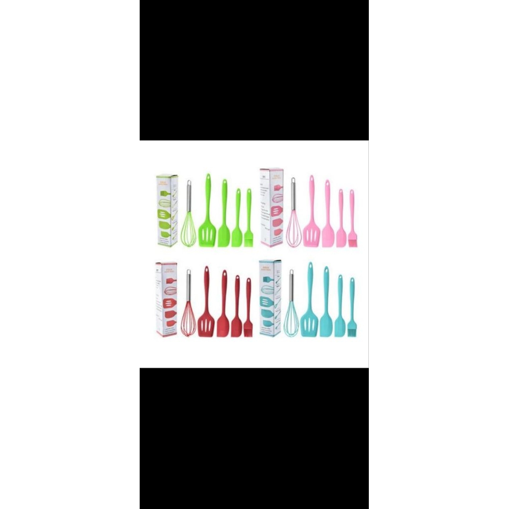 spatula set silikon 5in 1