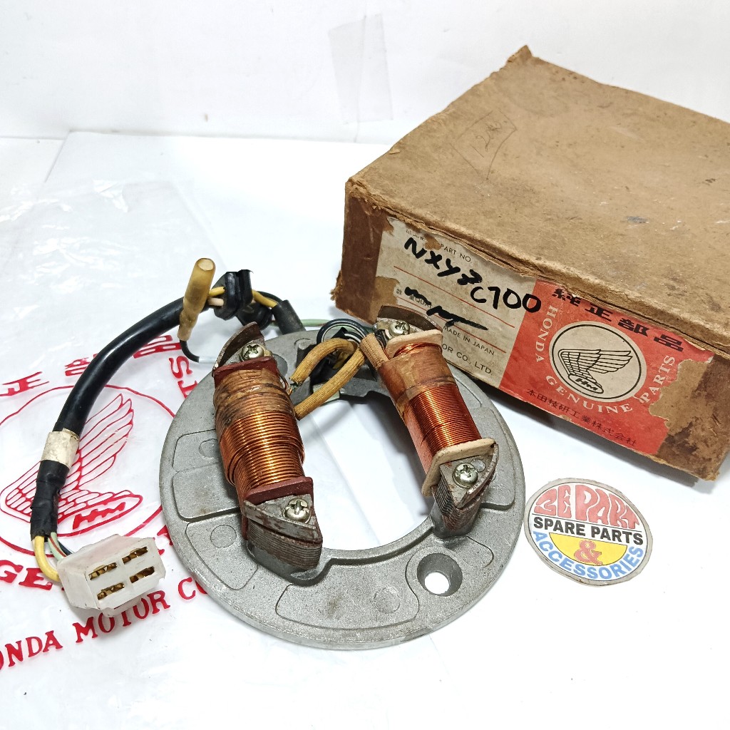 Spul Spool Assy C700 C800 Super Cub SET spull Magnet lampu Piringan Dudukan