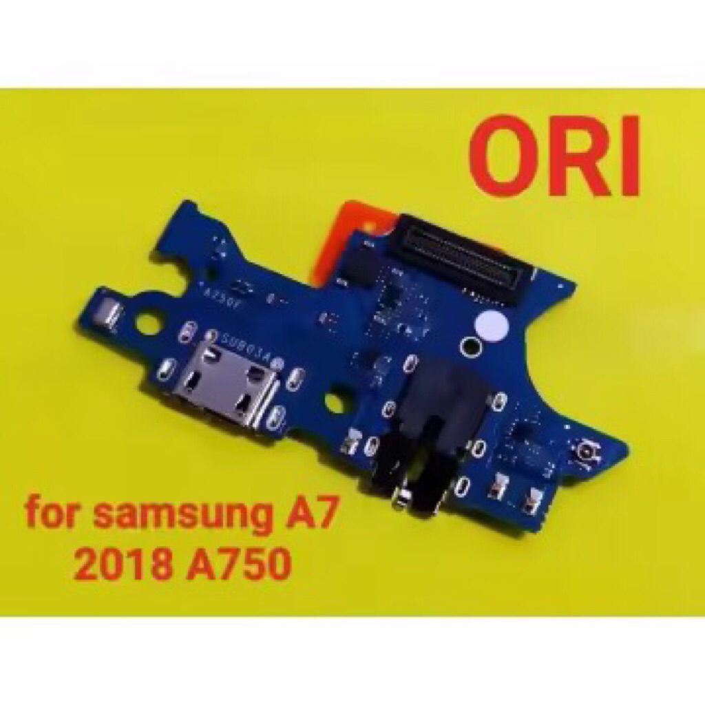 CONNECTOR CHARGER SAMSUNG A7 2018 A750 ORI PAPAN KONEKTOR CAS PCB BOARD SAMSUNG A7 2018 A750 ORIGINA