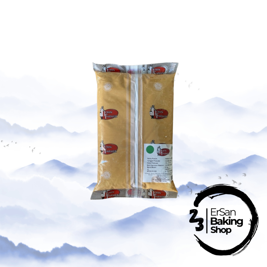 

Peanut Butter/Selai Kacang/Isian Kacang Roti/Olesan Kacang/Skippy John Farmer 2 Kg &Repack 1Kg 500gr