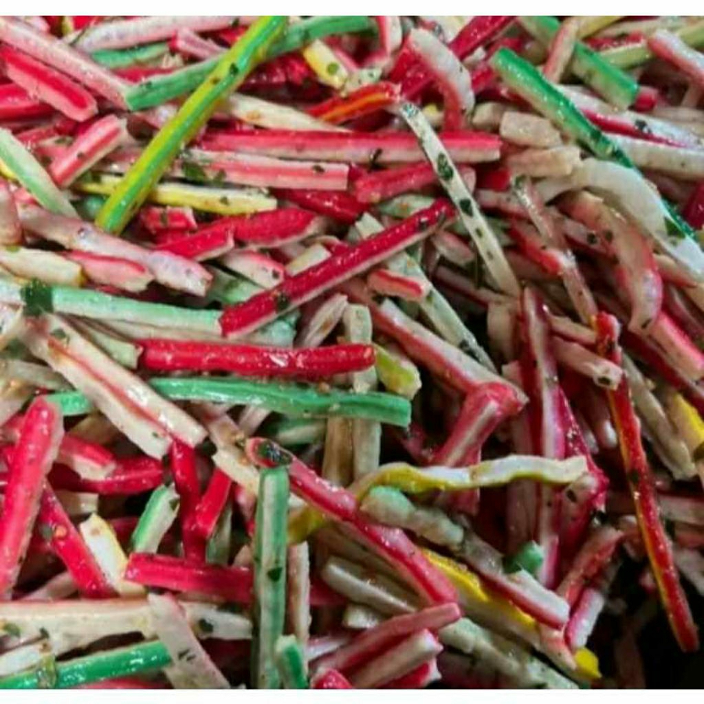 

SEUBLAK kerupuk BETON / KERUPUK JA'AT PEDAS SAN ORIGINAL EXTRA DAUN JERUK