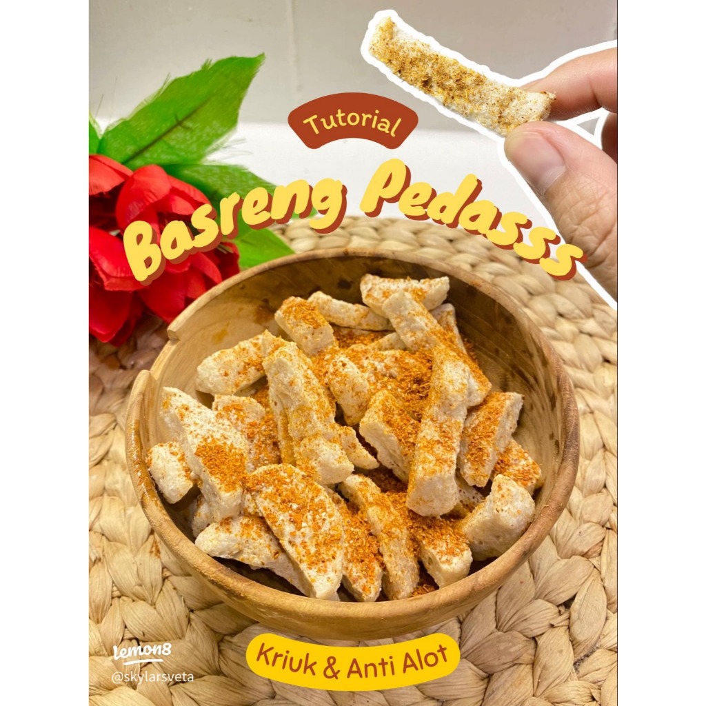 

BASRENG PEDAS DAUN JERUK CRISPY / BASRENG DAUN JERUK