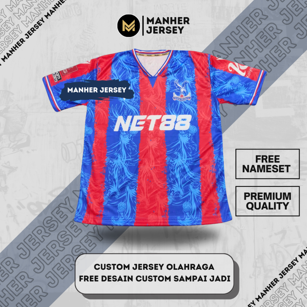 JERSEY CRYSTAL PALACE 2024 2025 AWAY FULL PRINTING