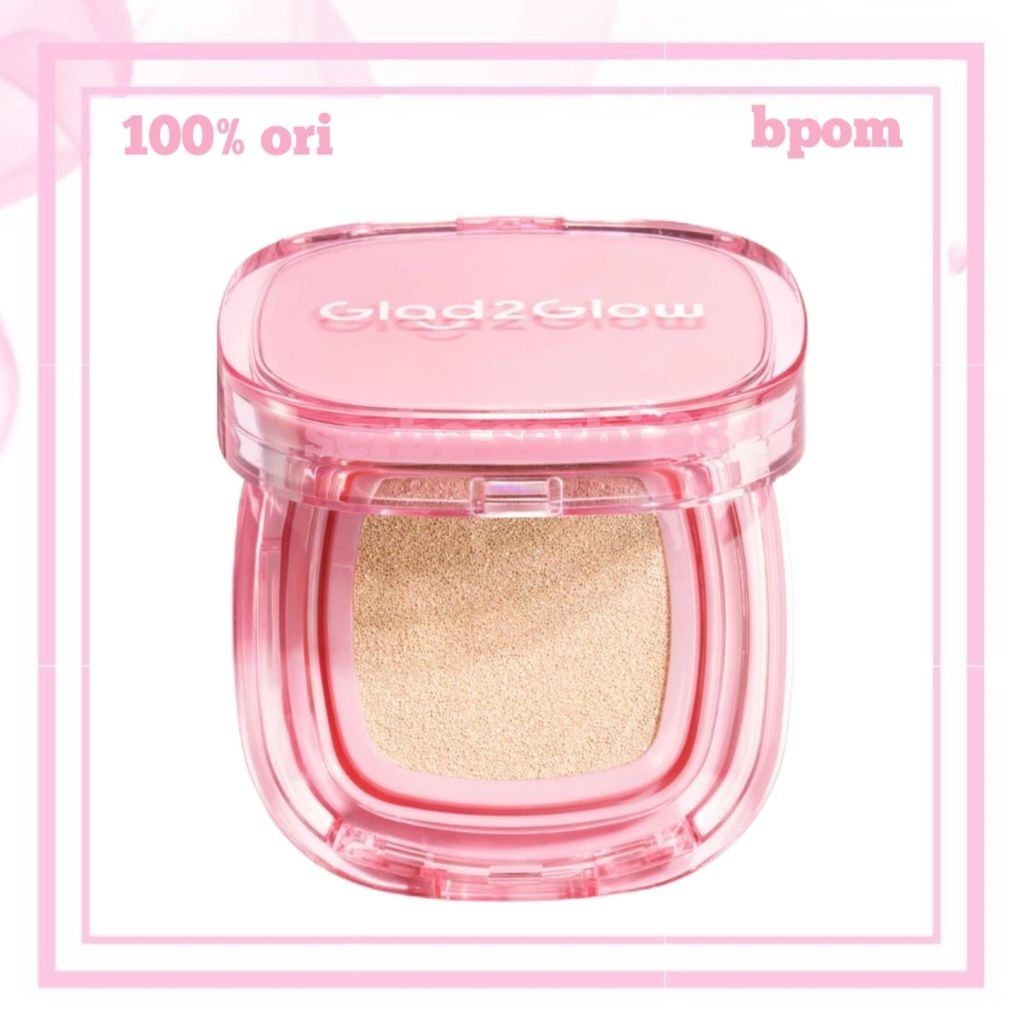 (100% Original) Glad2Glow Perfect Cover Cushion Fullpack | Cushion Glad2Glow Viral | Glad2Glow Cushi