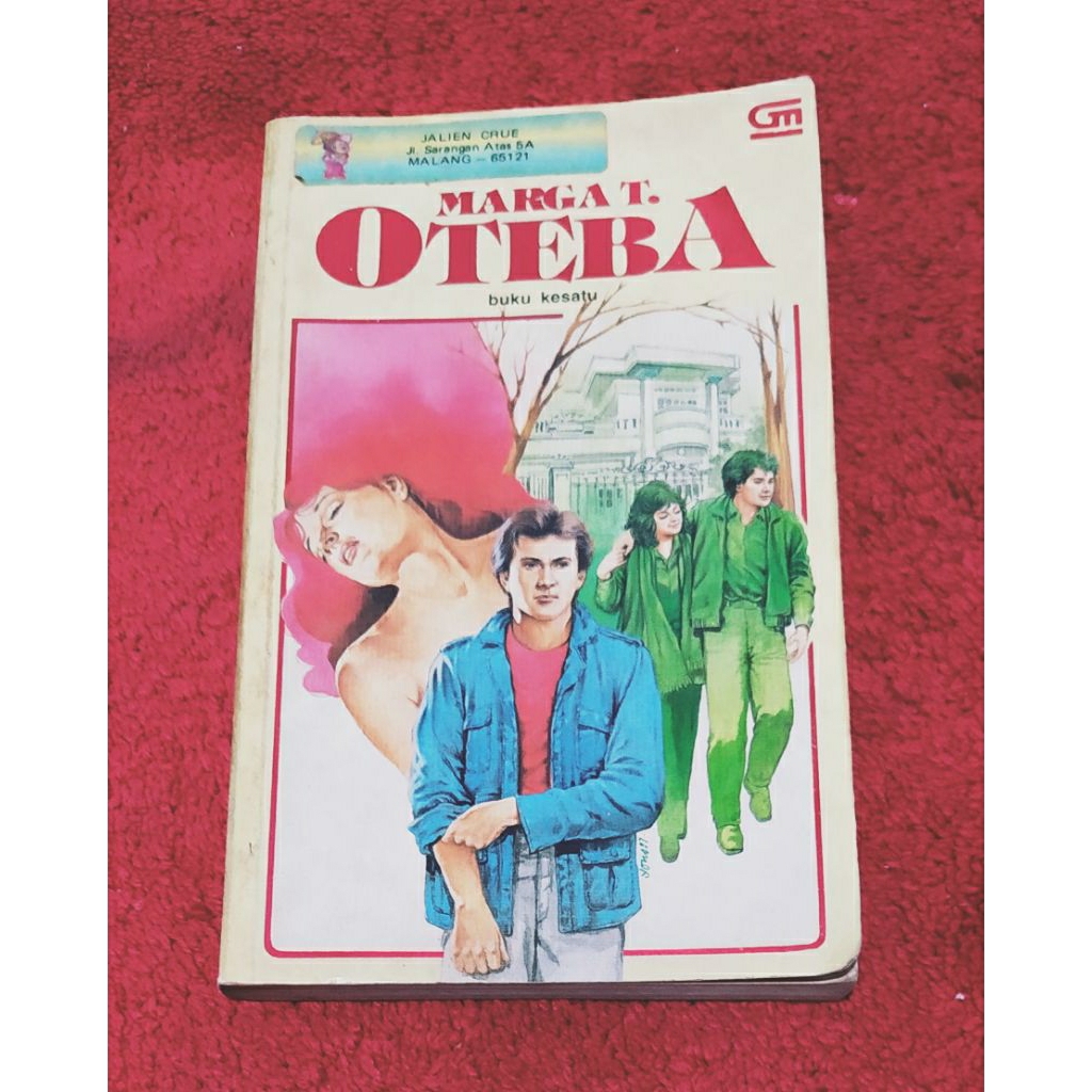 Novel Marga T "OTEBA" (buku kesatu) langka preloved koleksi pribadi