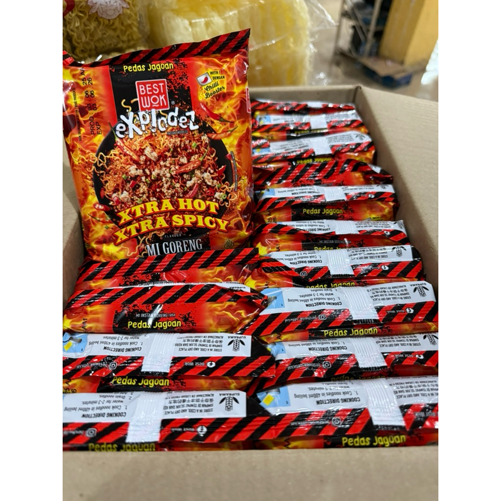 

Mi goreng extra hot extra spicy best wok