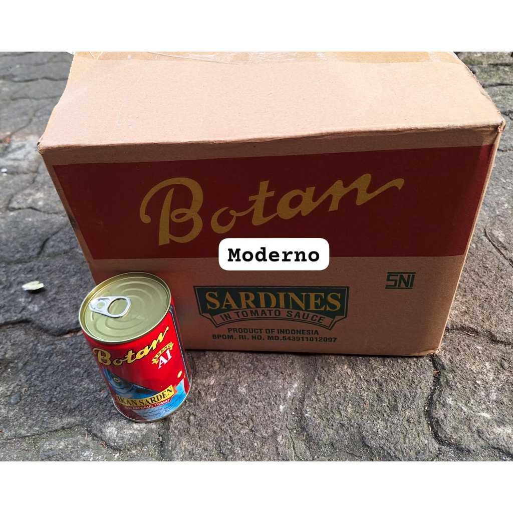 

Botan ikan Sardines 425gr perkarton - Botan ikan sarden 425gr x 24pcs