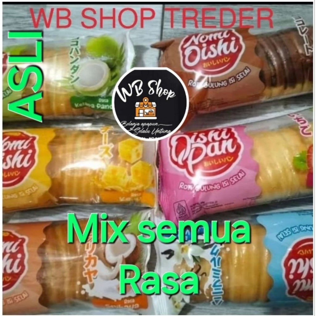 

OISHI Roti Gulung 1 dus 60 pcs mix varian rasa exp 3 bulan