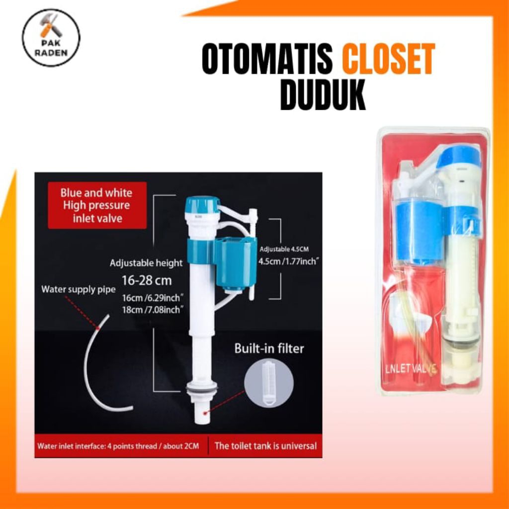 Otomatis closet duduk/Pelampung Closet