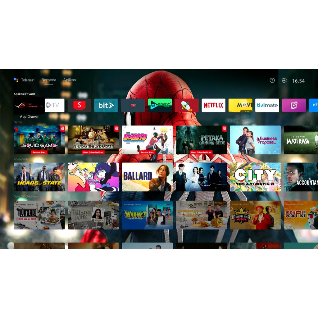 Den's(ZTE-B866v2FA v5.1)Android 14 RAM 2GB DDR4/32GB fullRoot Tinggal Pakai-(Os14 EBS-premium)Remote