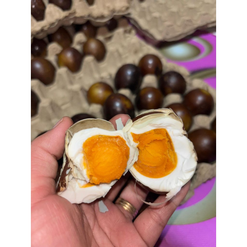 

Telur Bebek asap/bakar